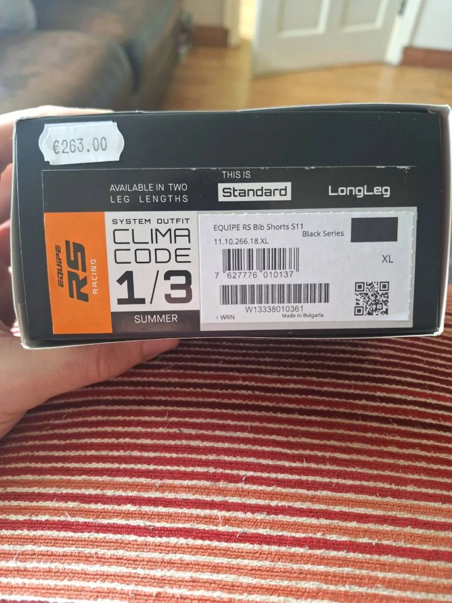 Assos equipe rd bib shorts s11 long leg xl - Image 1