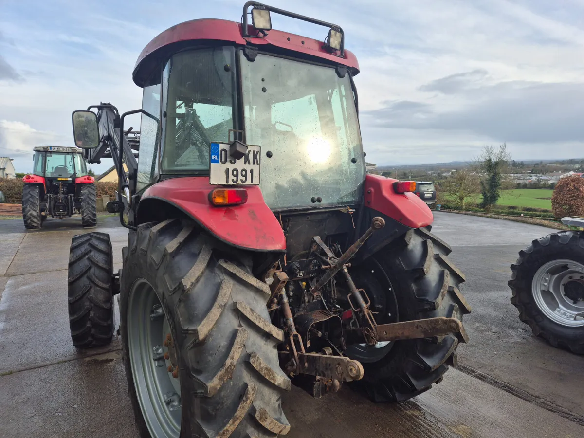 CASE JX 95 AND FRONT LOADER. - Image 3