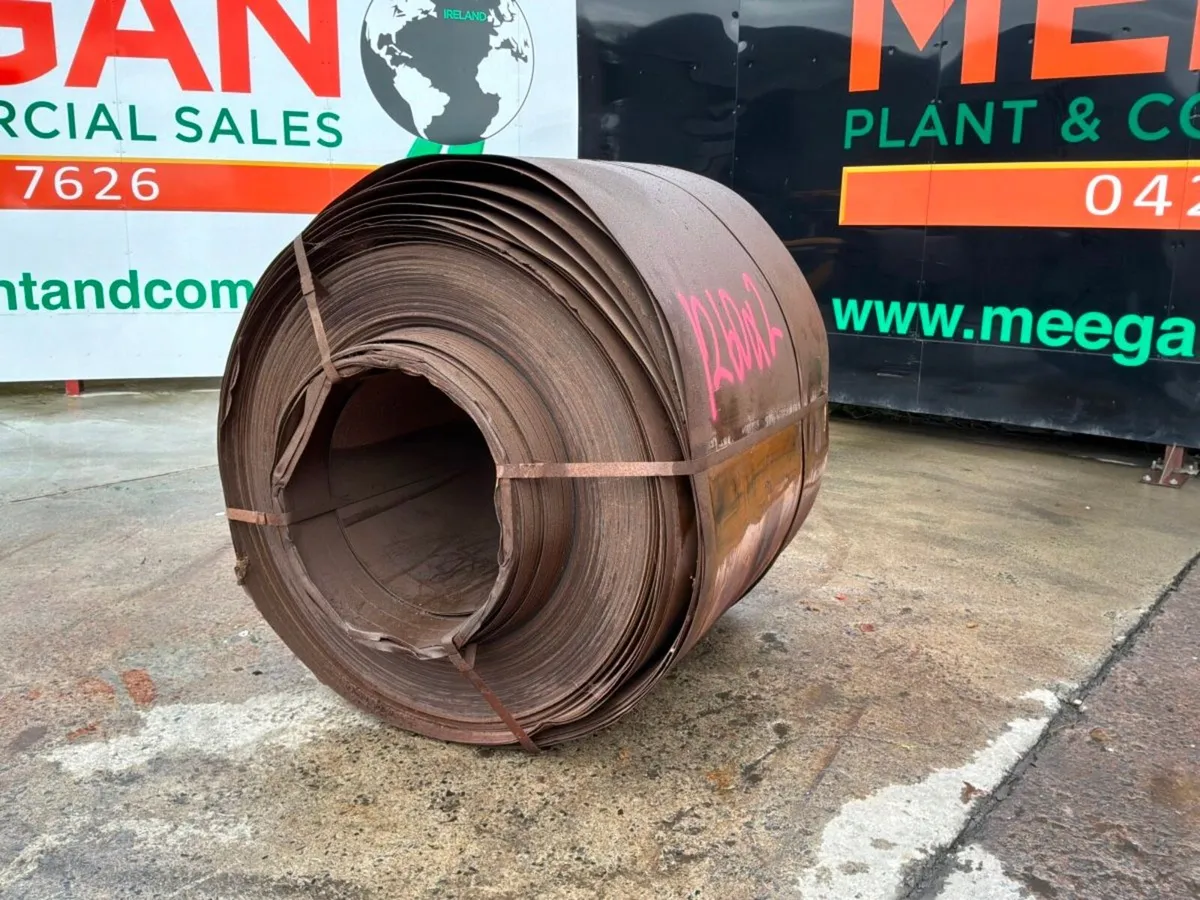 UNUSED ROLL 2mm MILD STEEL SHEETING. - Image 1
