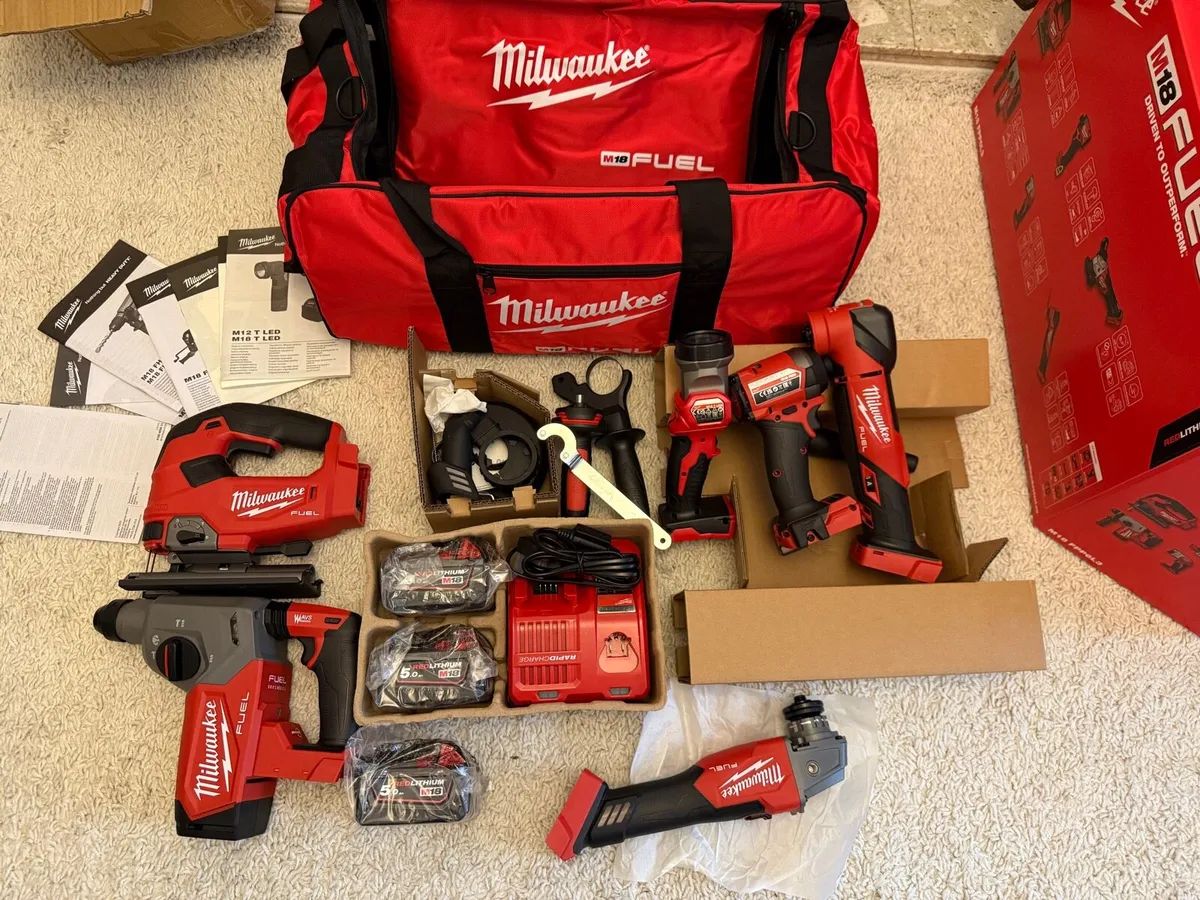 Milwaukee 6 piece kit new - Image 2