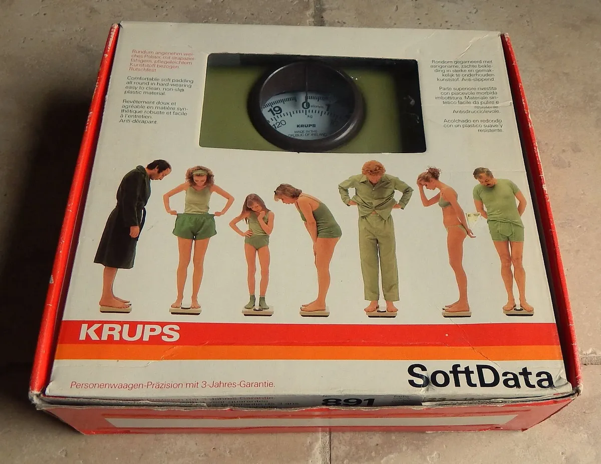 Vintage Krups Soft Data Analog Bathroom Scales - Image 4
