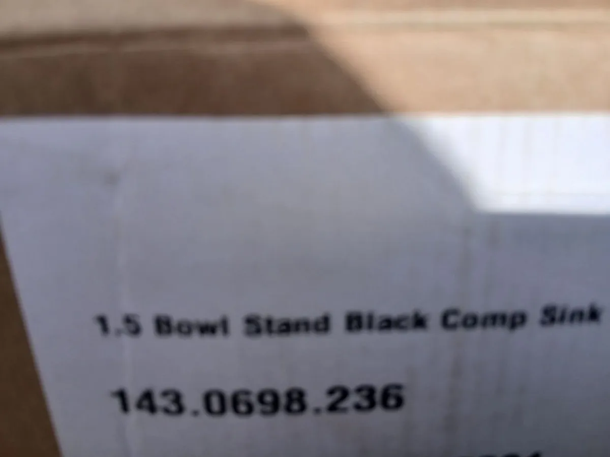 New Black composite sink unit - Image 1