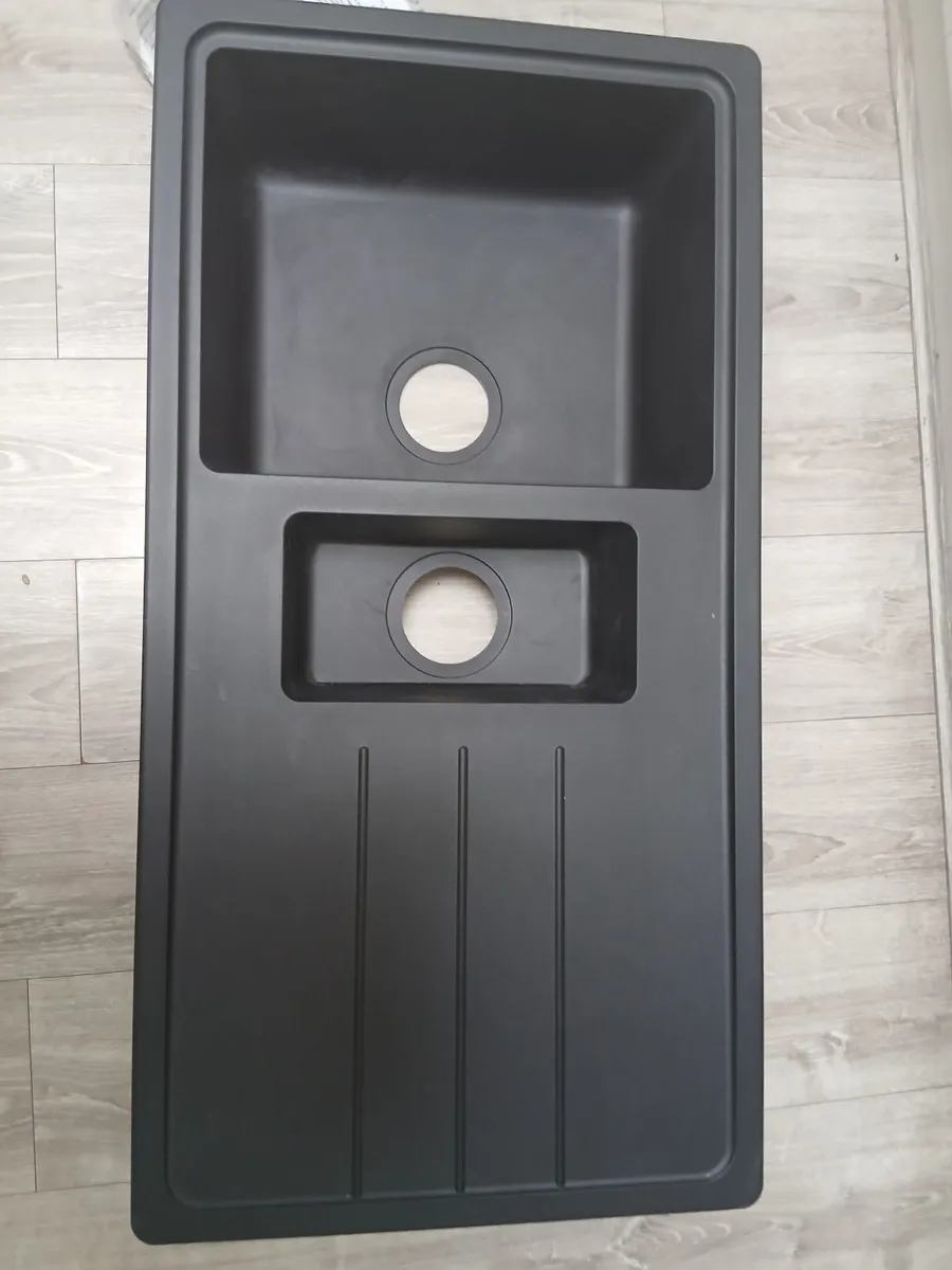 New Black composite sink unit - Image 2
