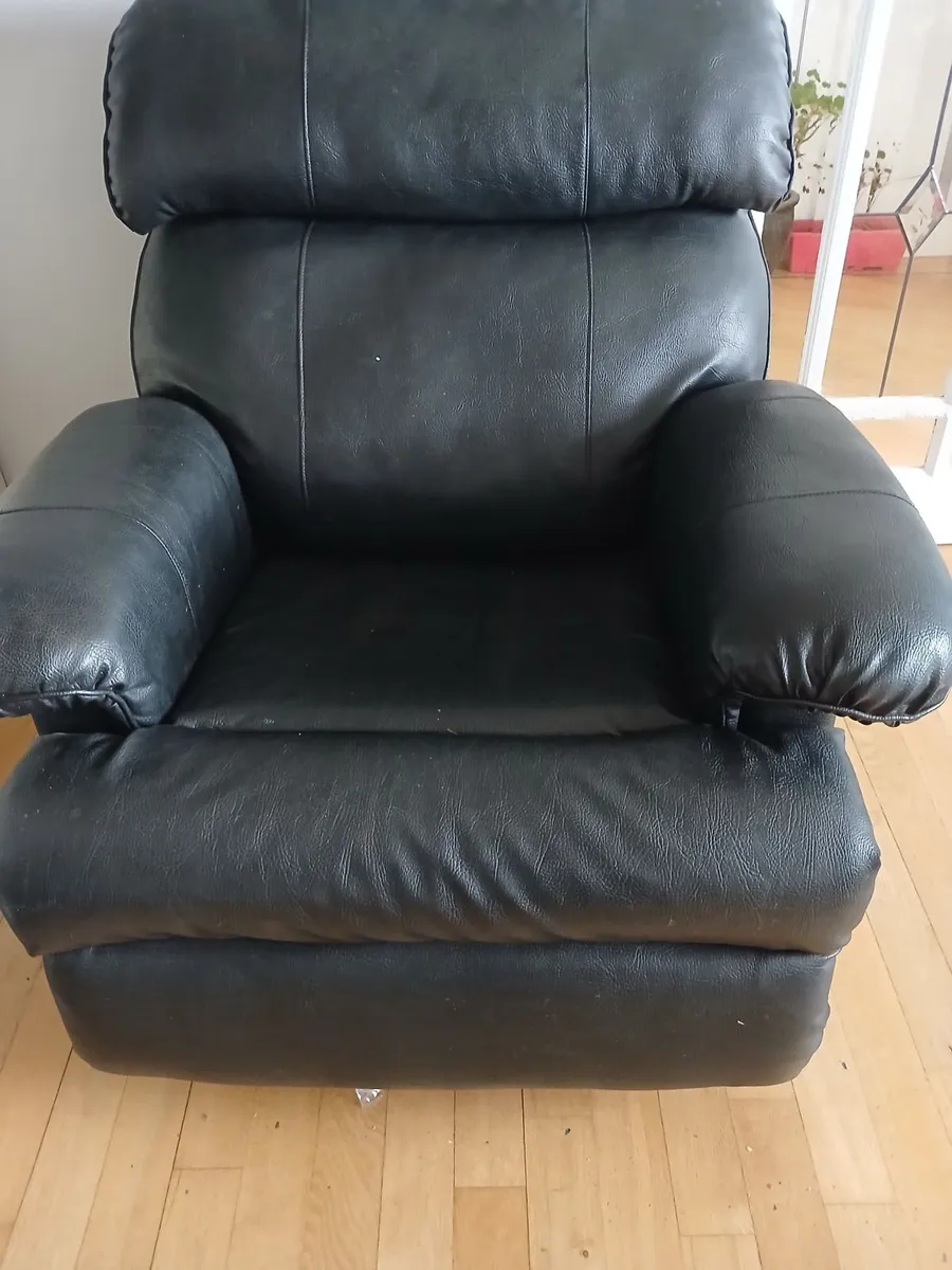 Leather rocking recliner chair - Image 2