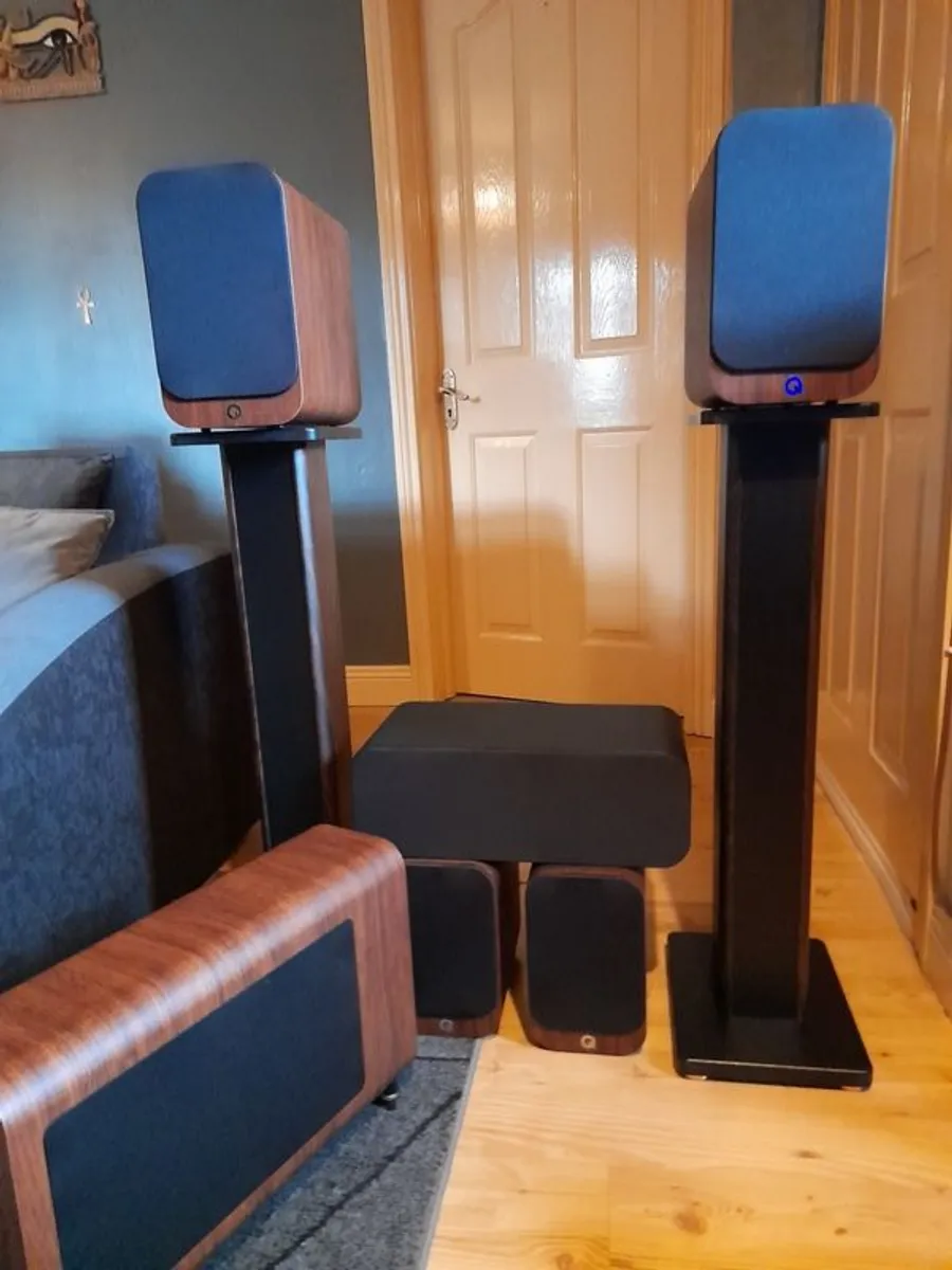 Q Acoustic 5.1 chanel speakers set - Image 1