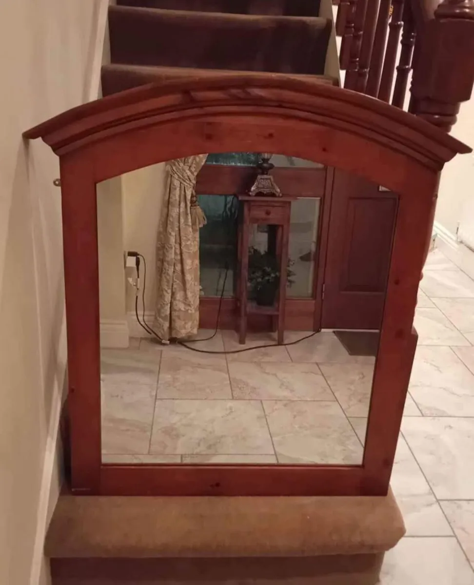 Solid wood mirror - Image 1