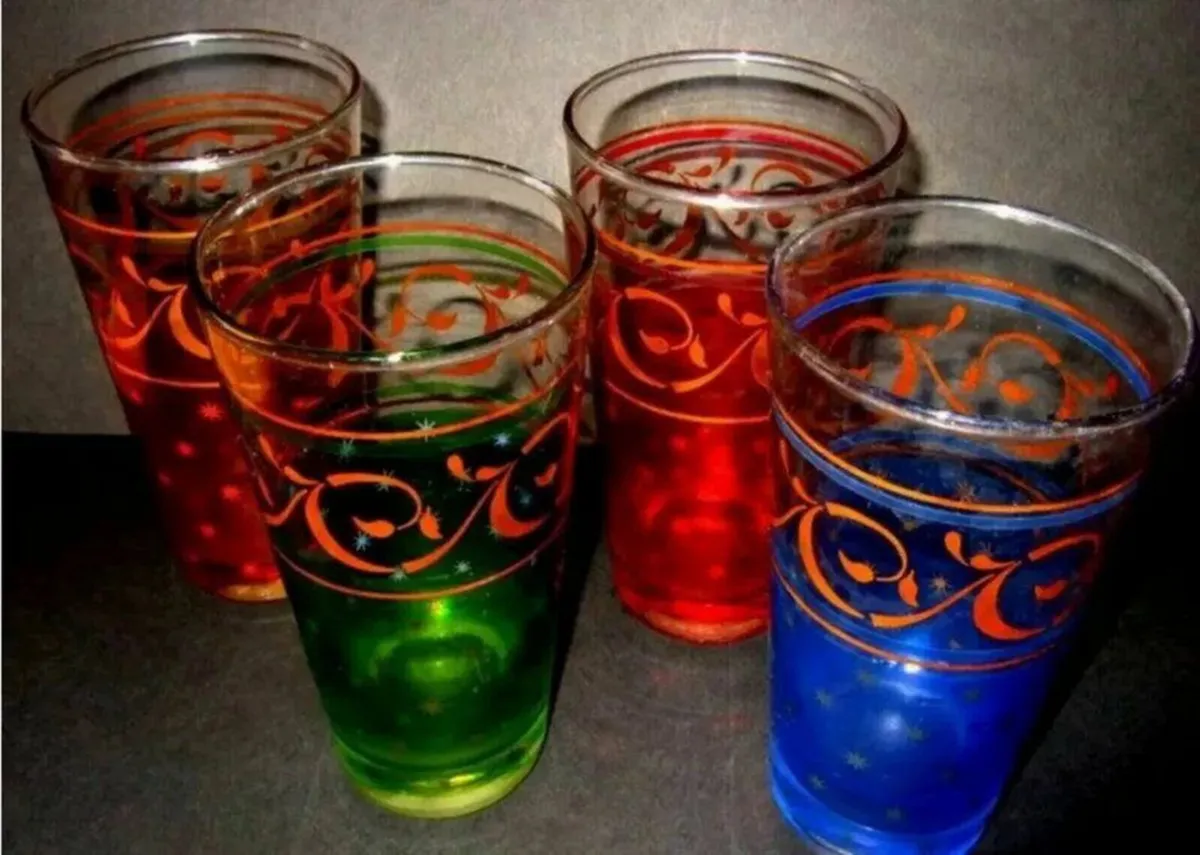 Vintage Harrods 'Marrakesh' Cocktail Glasses - Image 1