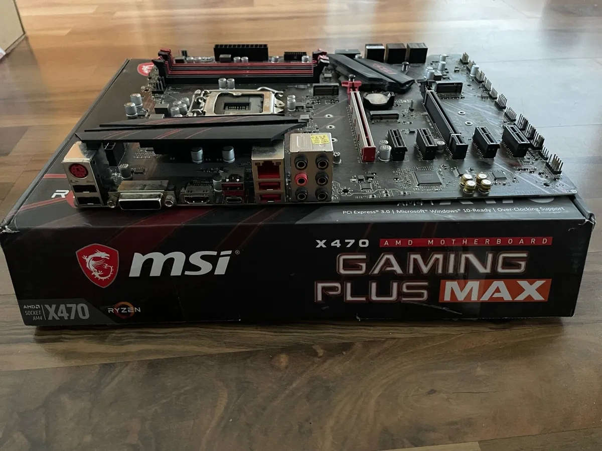 MSI Gaming Plus X470 Motherboard - Image 1