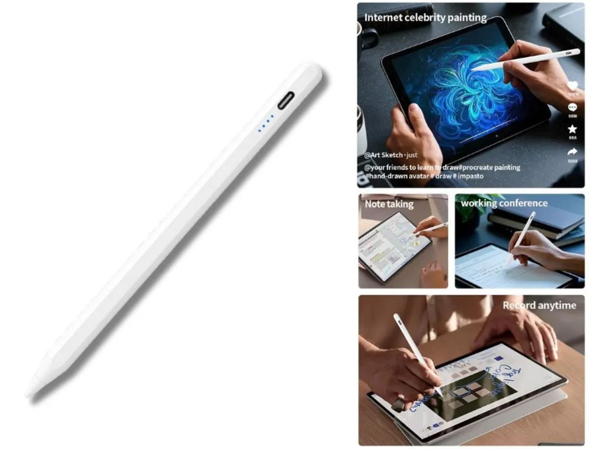 Stylus Pen iPad Android Magnetic Fast Charge - Image 1