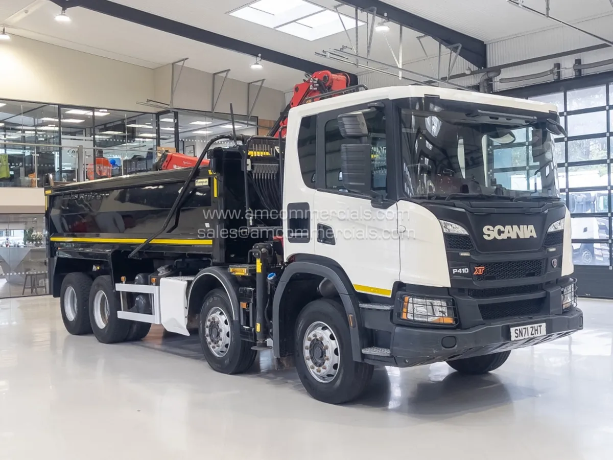 2021 SCANIA P410 XT TIPPER GRAB - Image 1