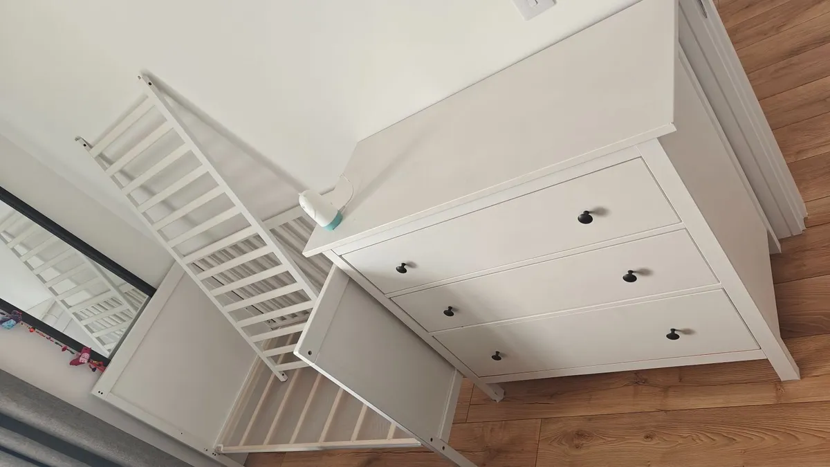 IKEA SUNDVIK cot, white, 70x140 bed - Image 2