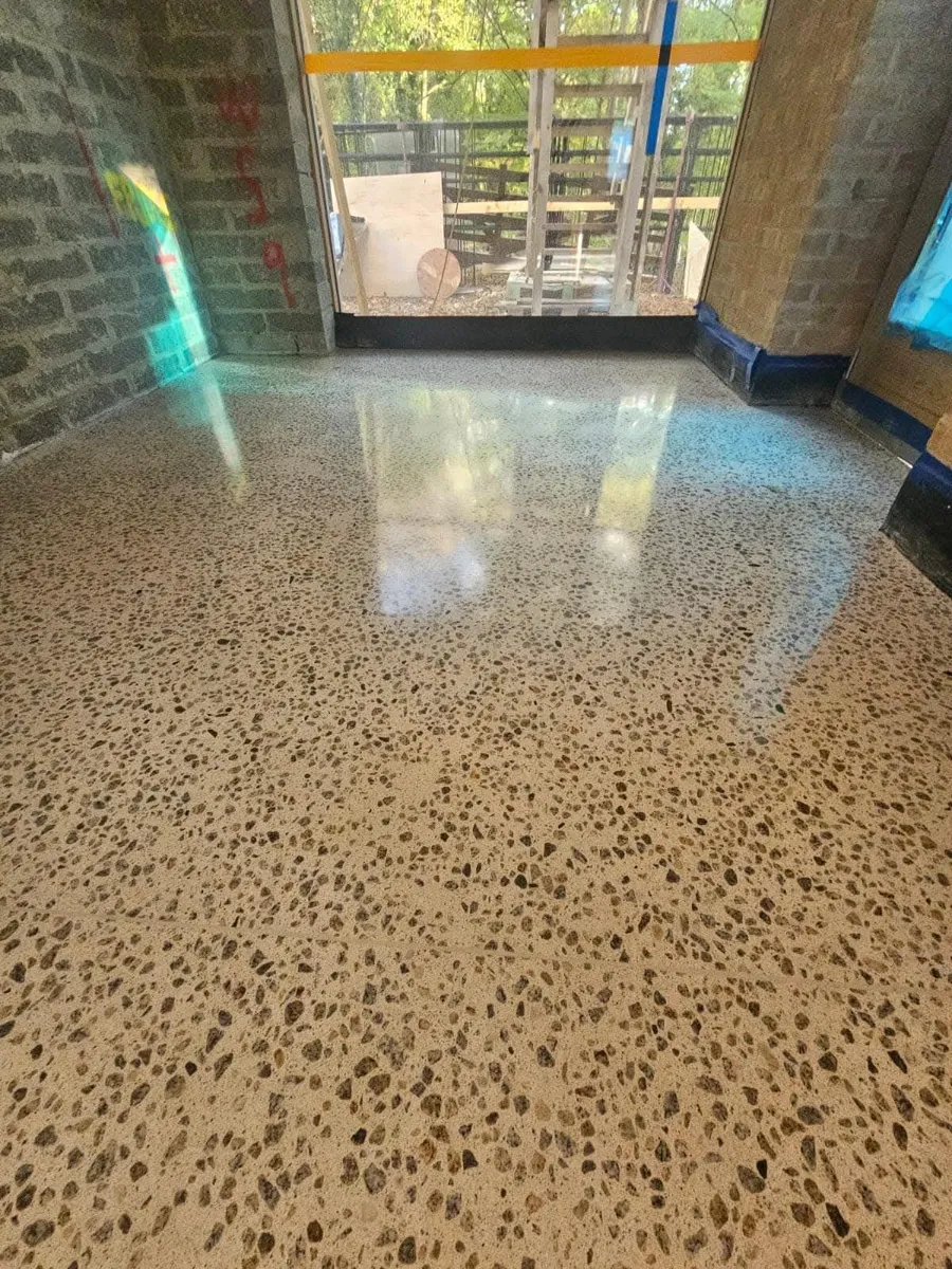 Polished concrete floors