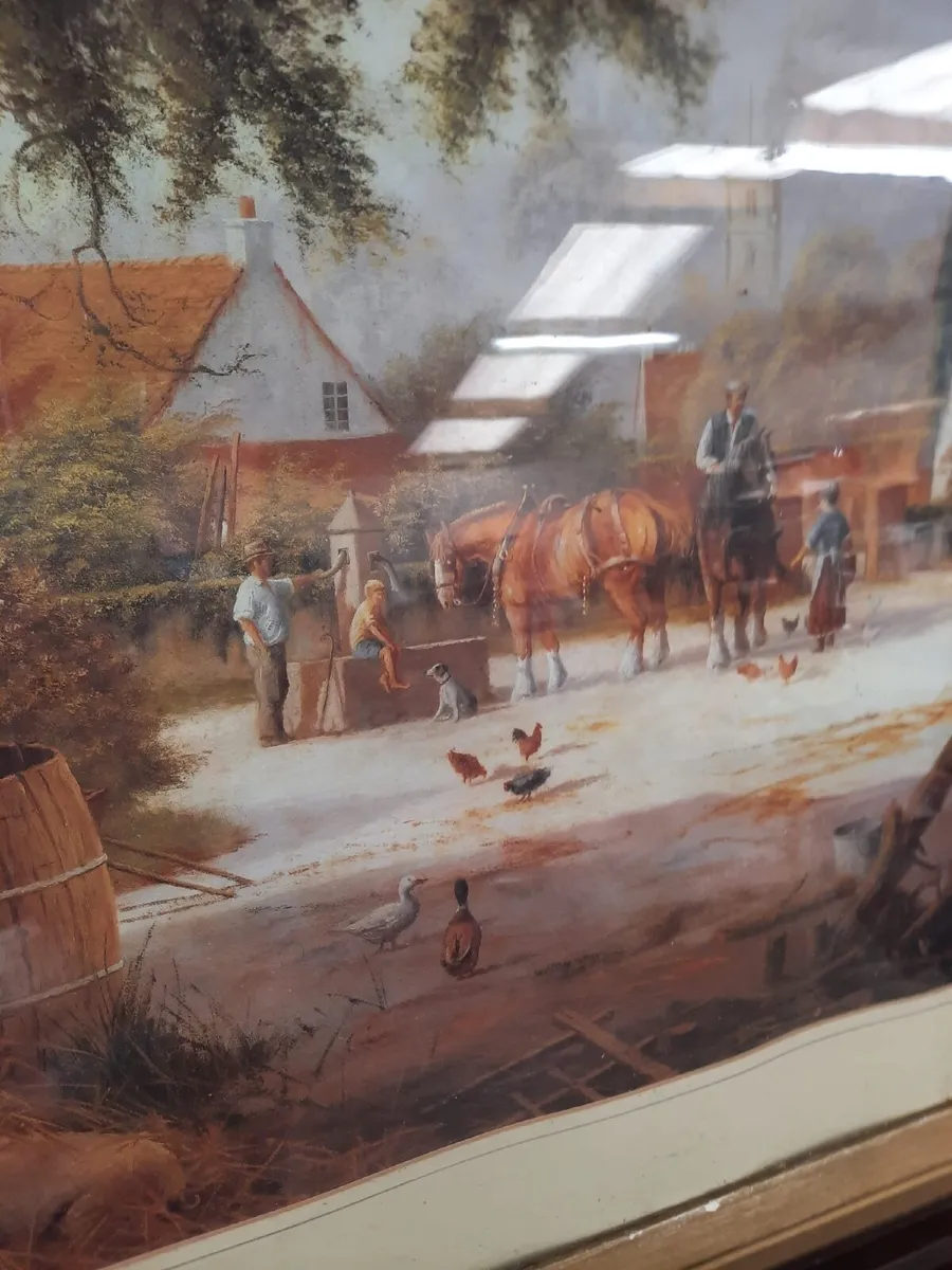 Large antique picture - Image 4