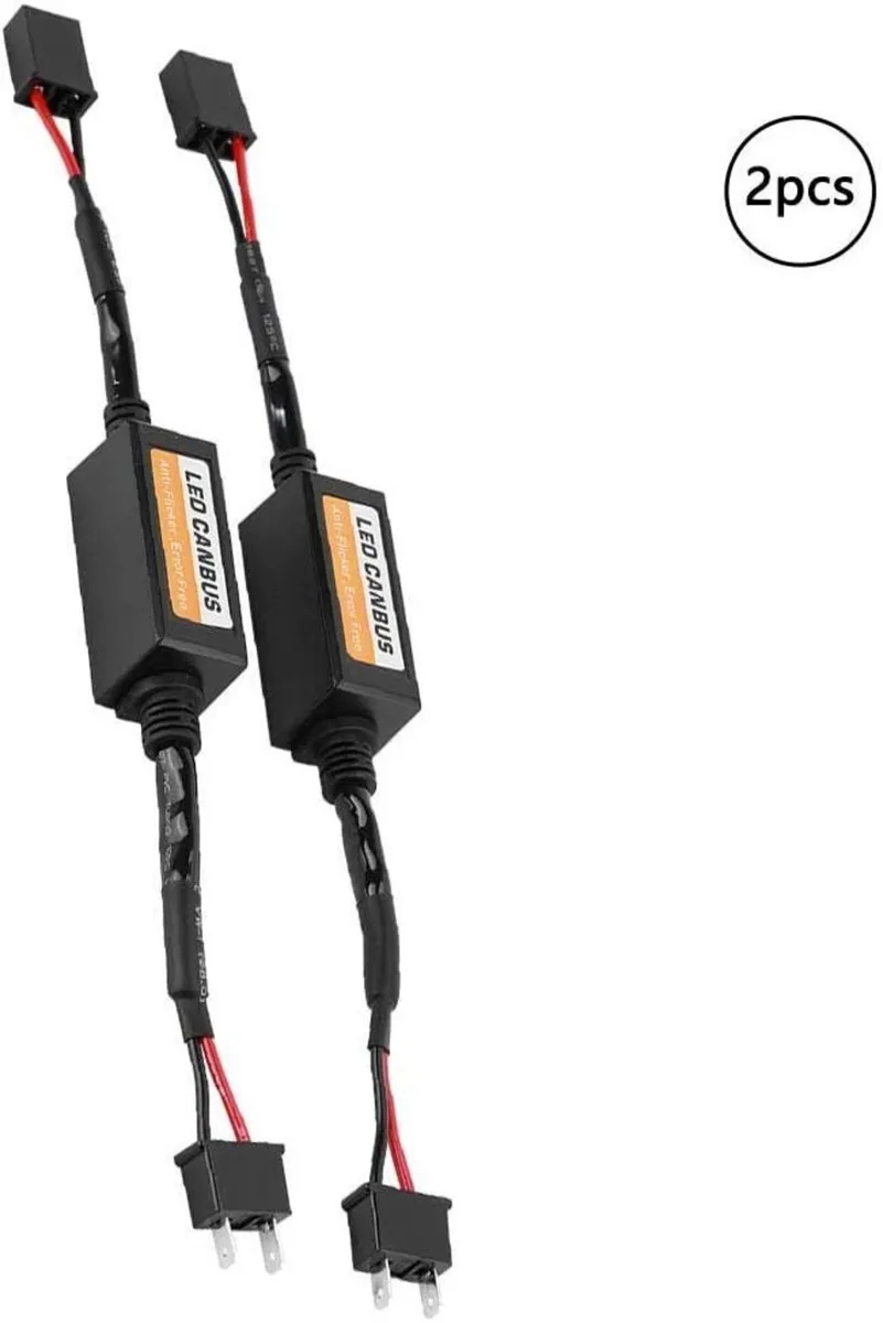 2X H7 LED Canbus Decoder Anti-Flicker Resistor - Image 4