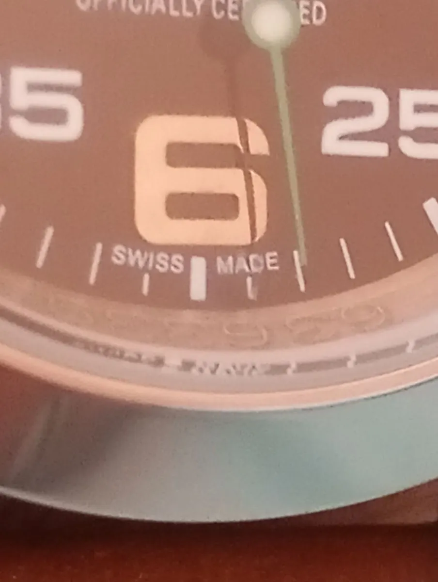 Automatic watch. Cow hide strap. - Image 1