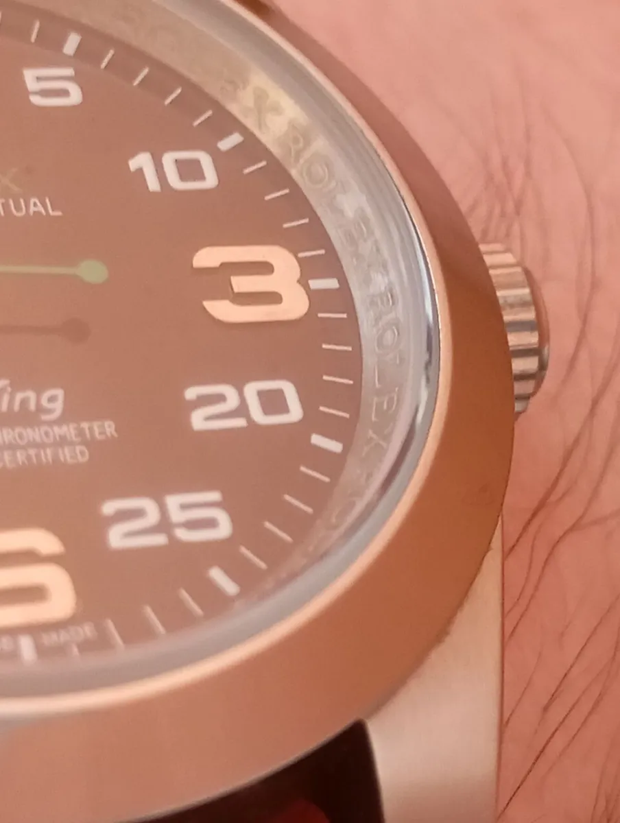 Automatic watch. Cow hide strap. - Image 4