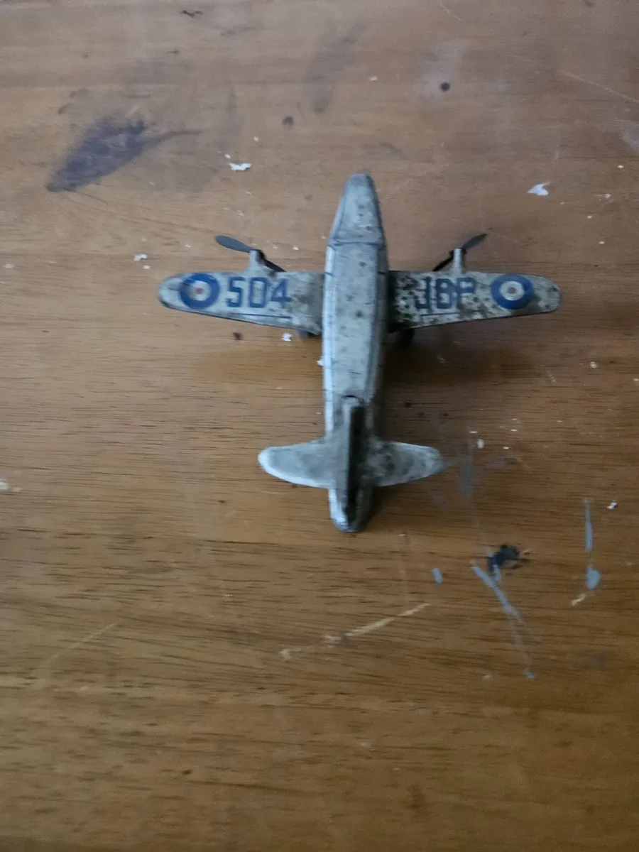 Vintage Tinplate Aeroplane 1950's - Image 2