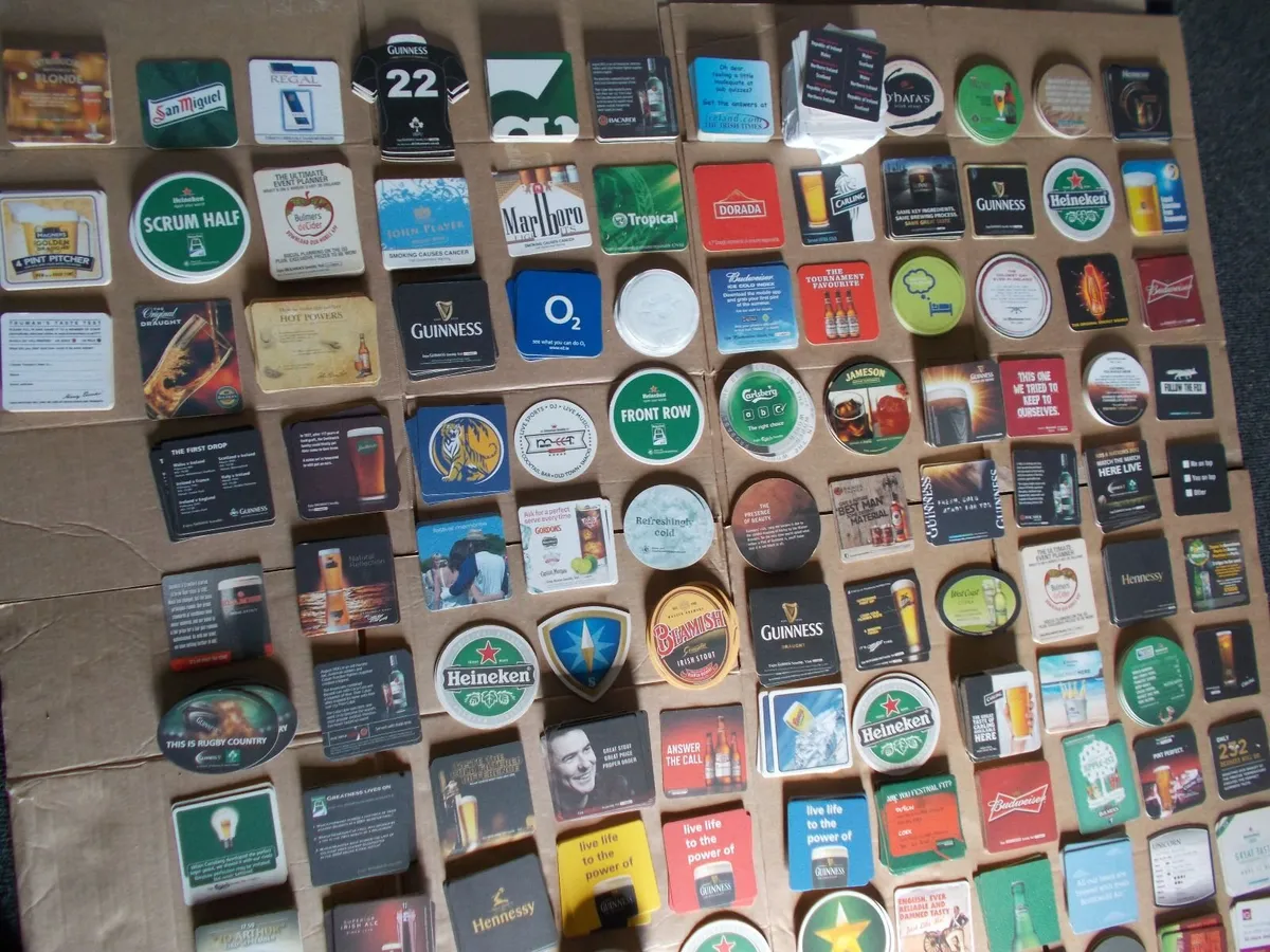 Job Lot of c.900 Beer Mats **New** - Image 3