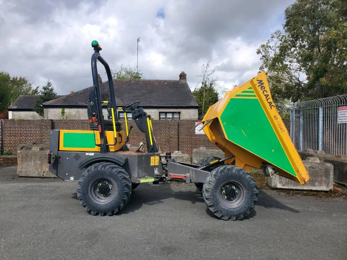 Mecalac 3 tonne dumper - Image 1