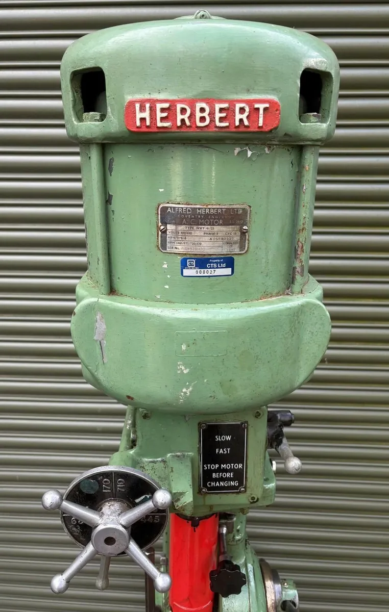 Herbert single spindle pedestal drill - Image 2