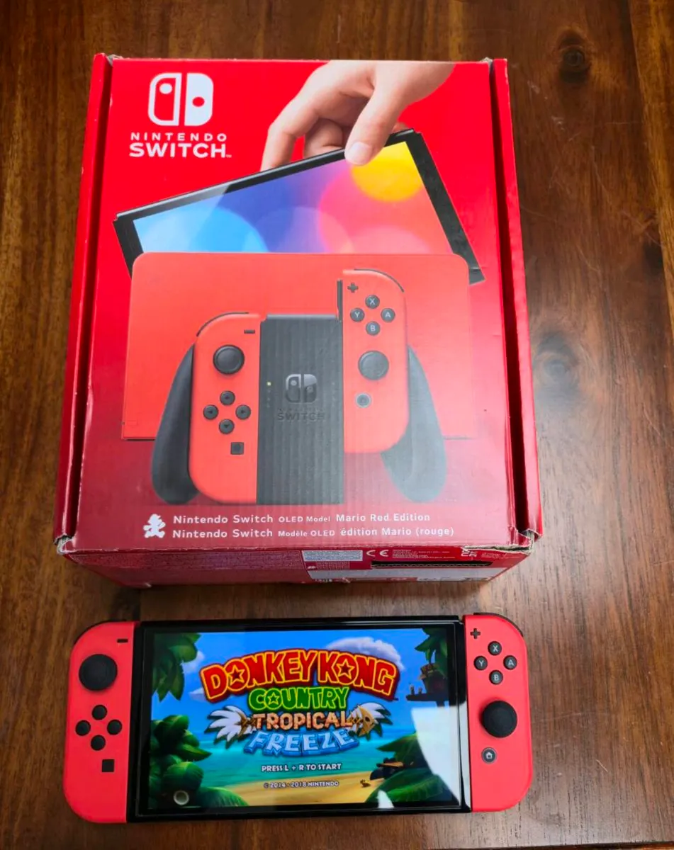 Nintendo Switch Oled Mario Red Edition - Image 1