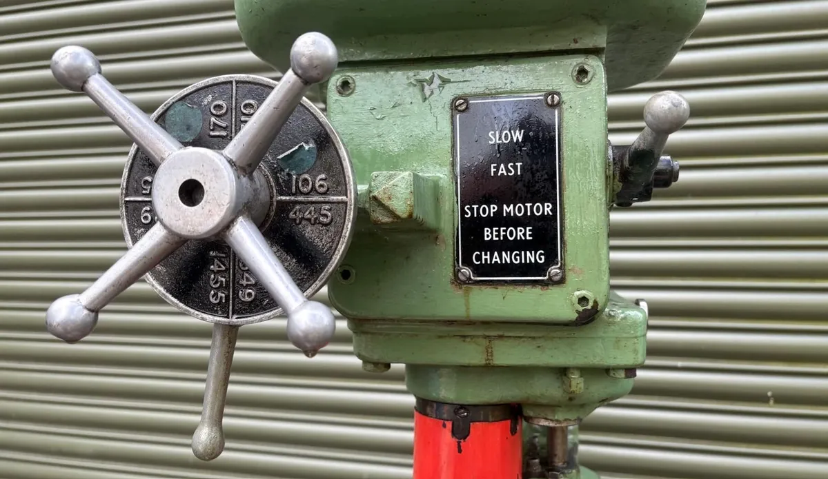 Herbert 3ph  pedestal drill - Image 1