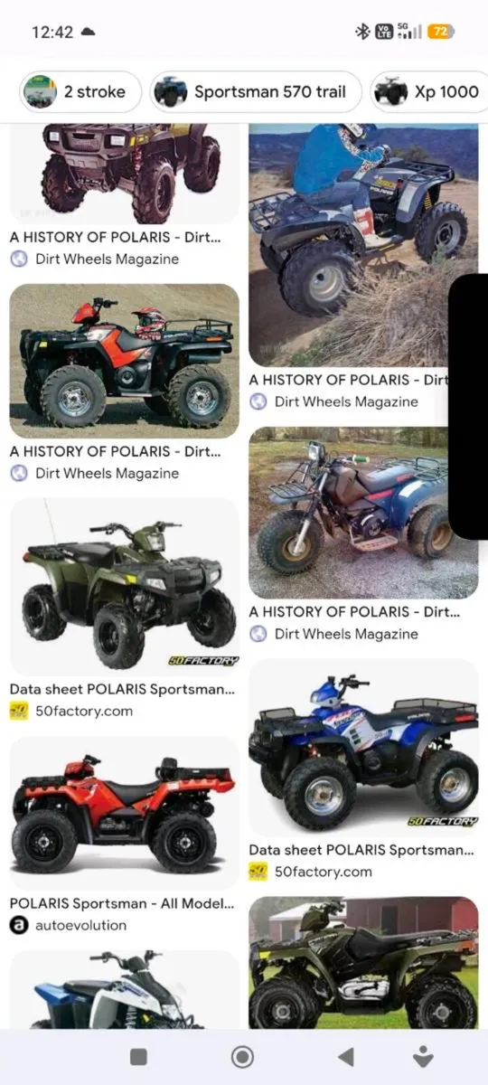 Looking broken Polaris quads.