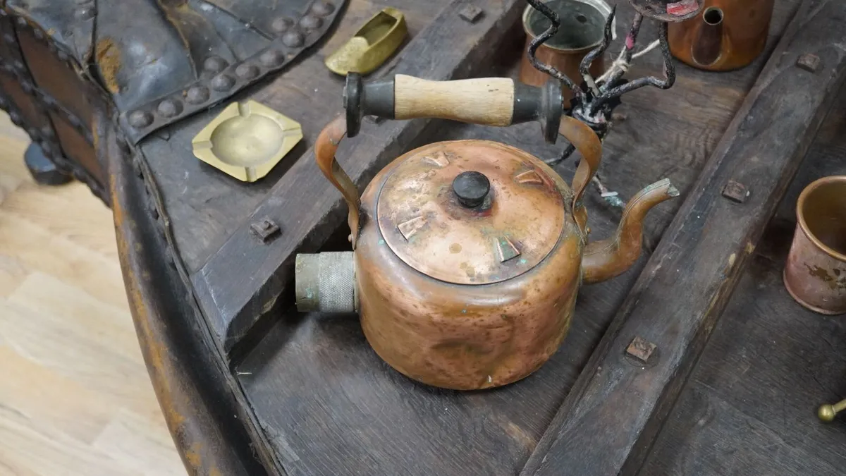 Vintage Copper Electric Kettle - Image 2