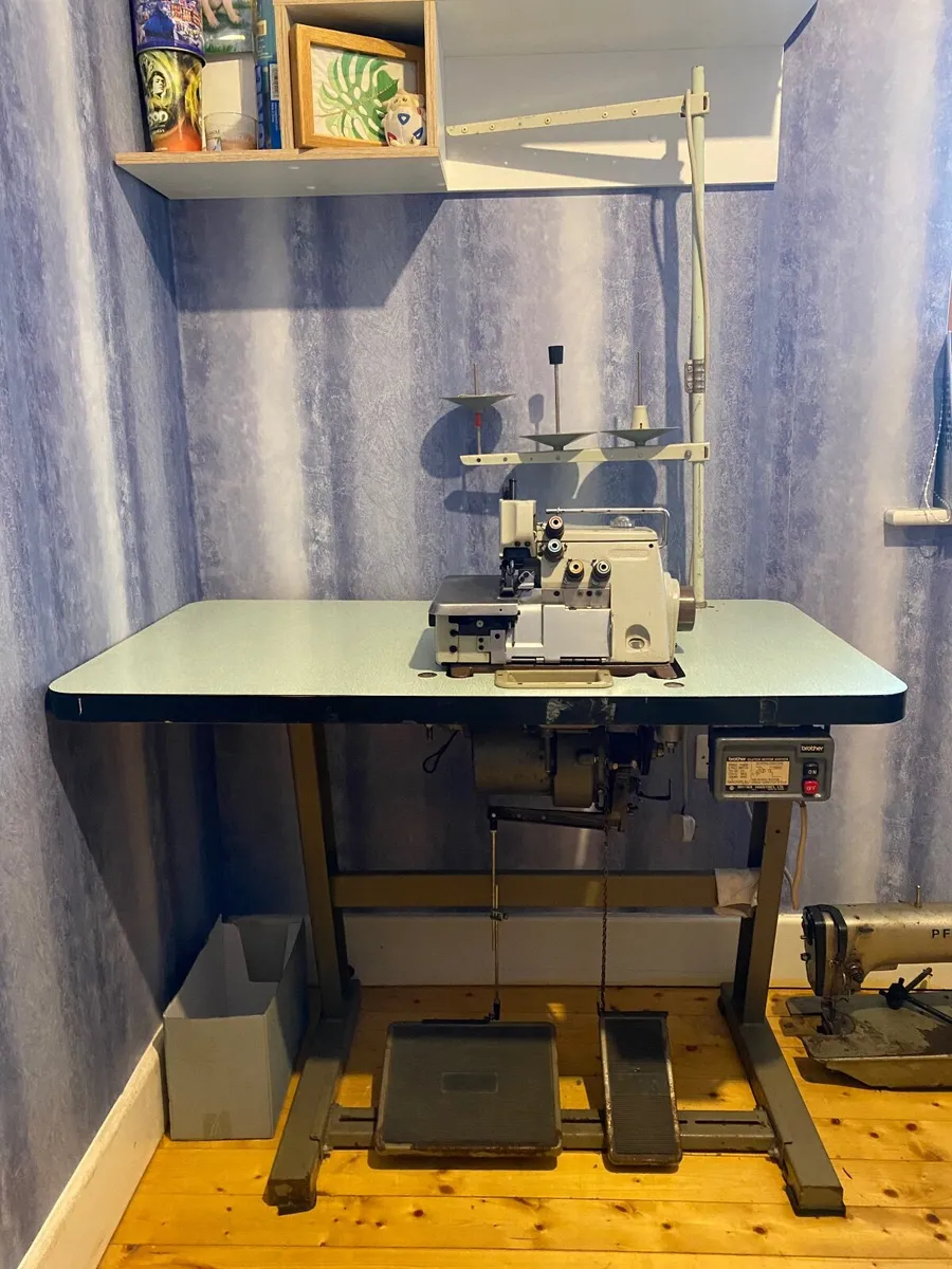 Industrial Brother Overlock Sewing Machine - Image 1