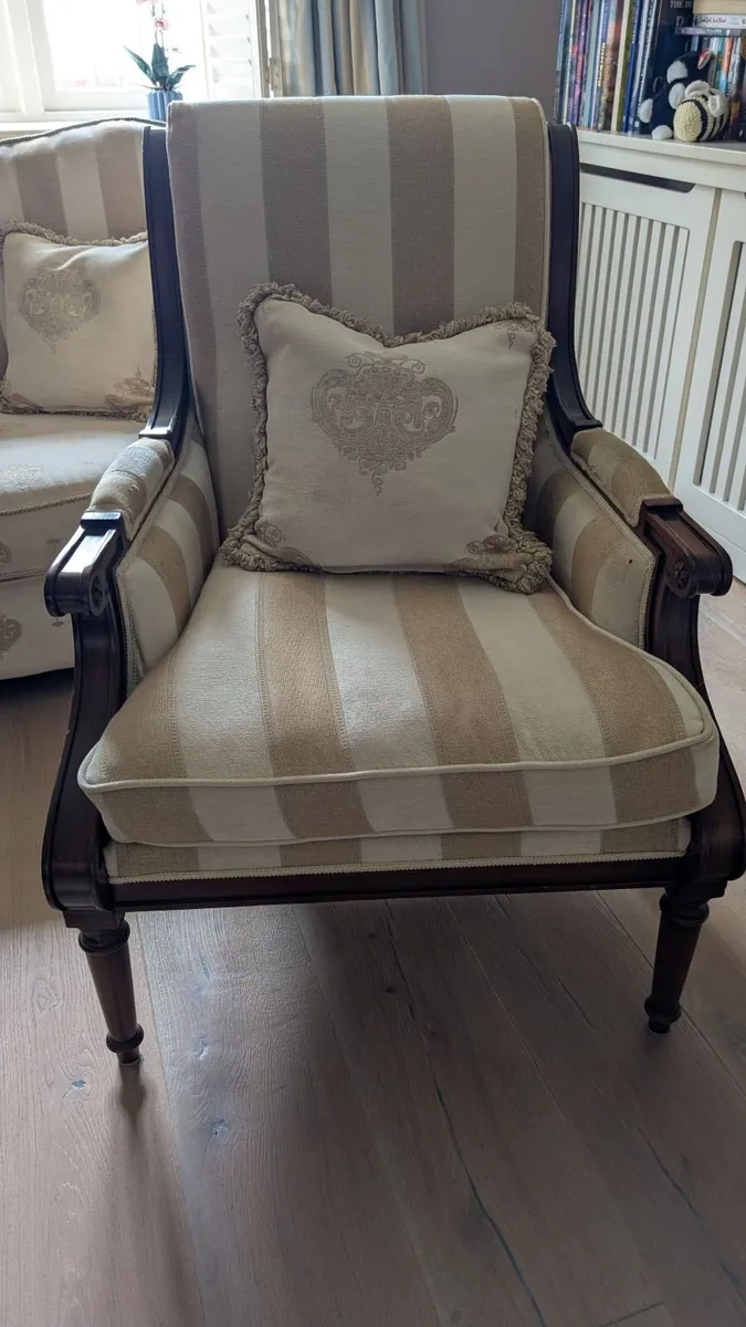 2 - Sofa 3 seater and chair - Image 4