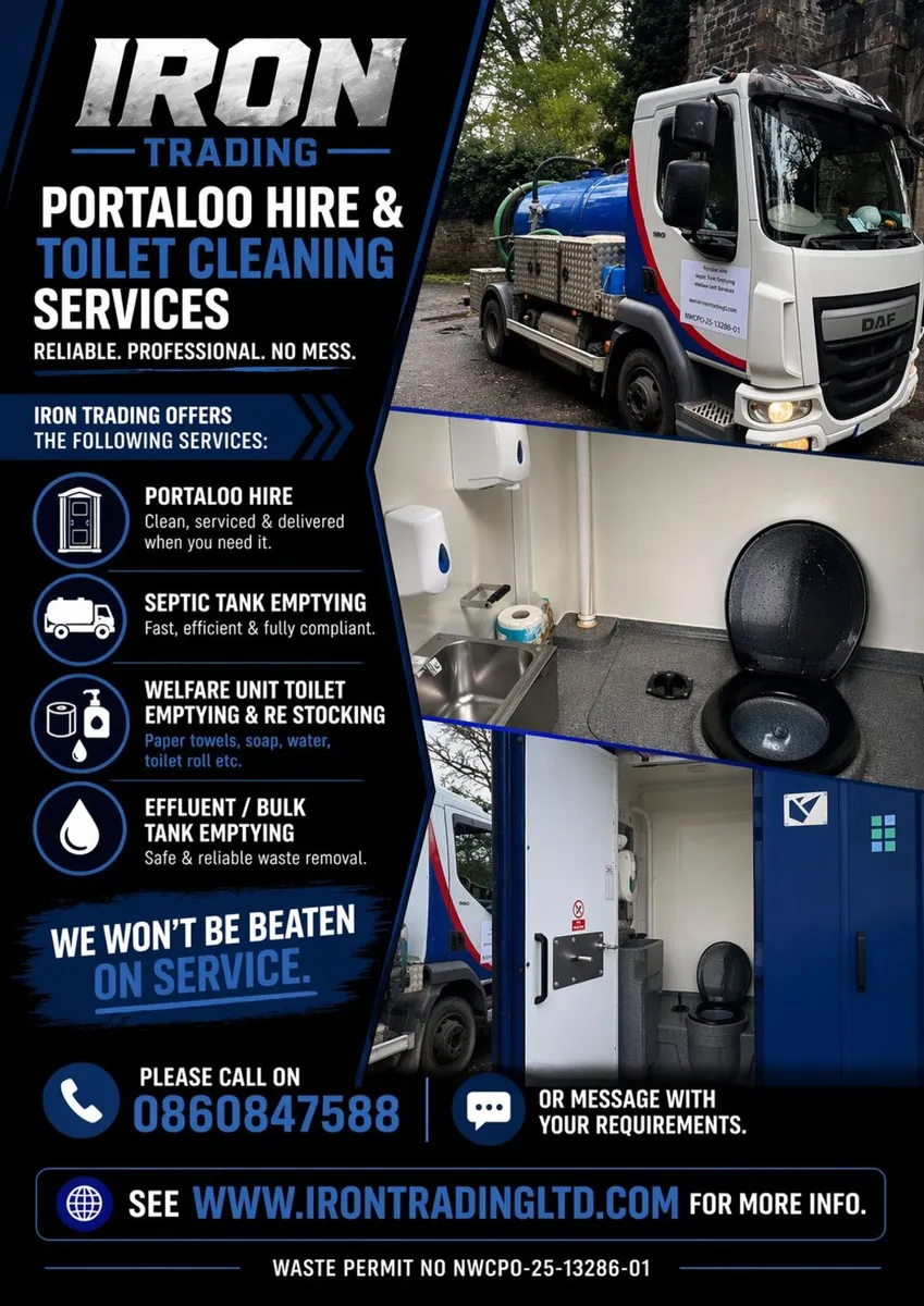 Portaloo Hire / Welfare unit Services - Image 1