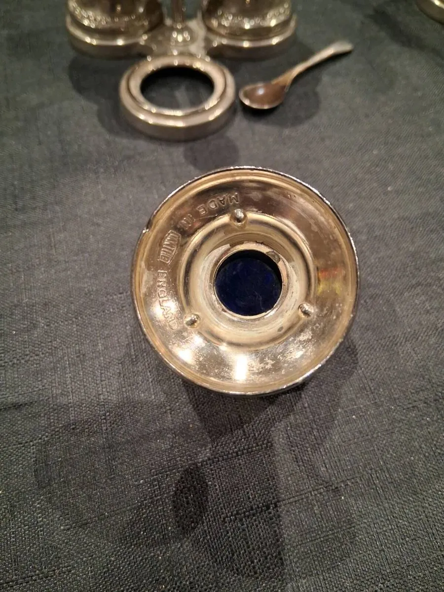 2 Set's Of Silver Plated Condiment Set's - Image 4
