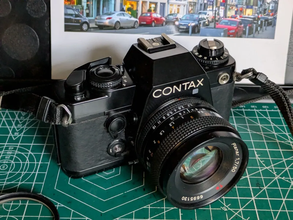 🎞️ Contax 139 Quartz + Carl Zeiss Planar 50/1.7💥 - Image 1