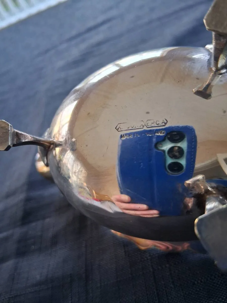 Small Silver Plated Gravy Boat - Image 3