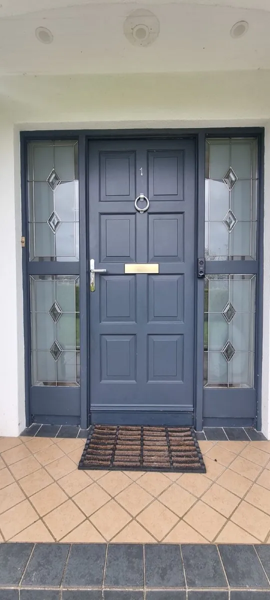 Teak hardwood front door - Image 3