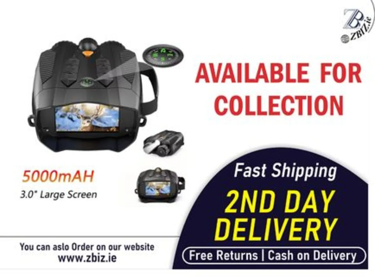 Night Vision HD Binocular Goggles Infrared 10x - Image 1