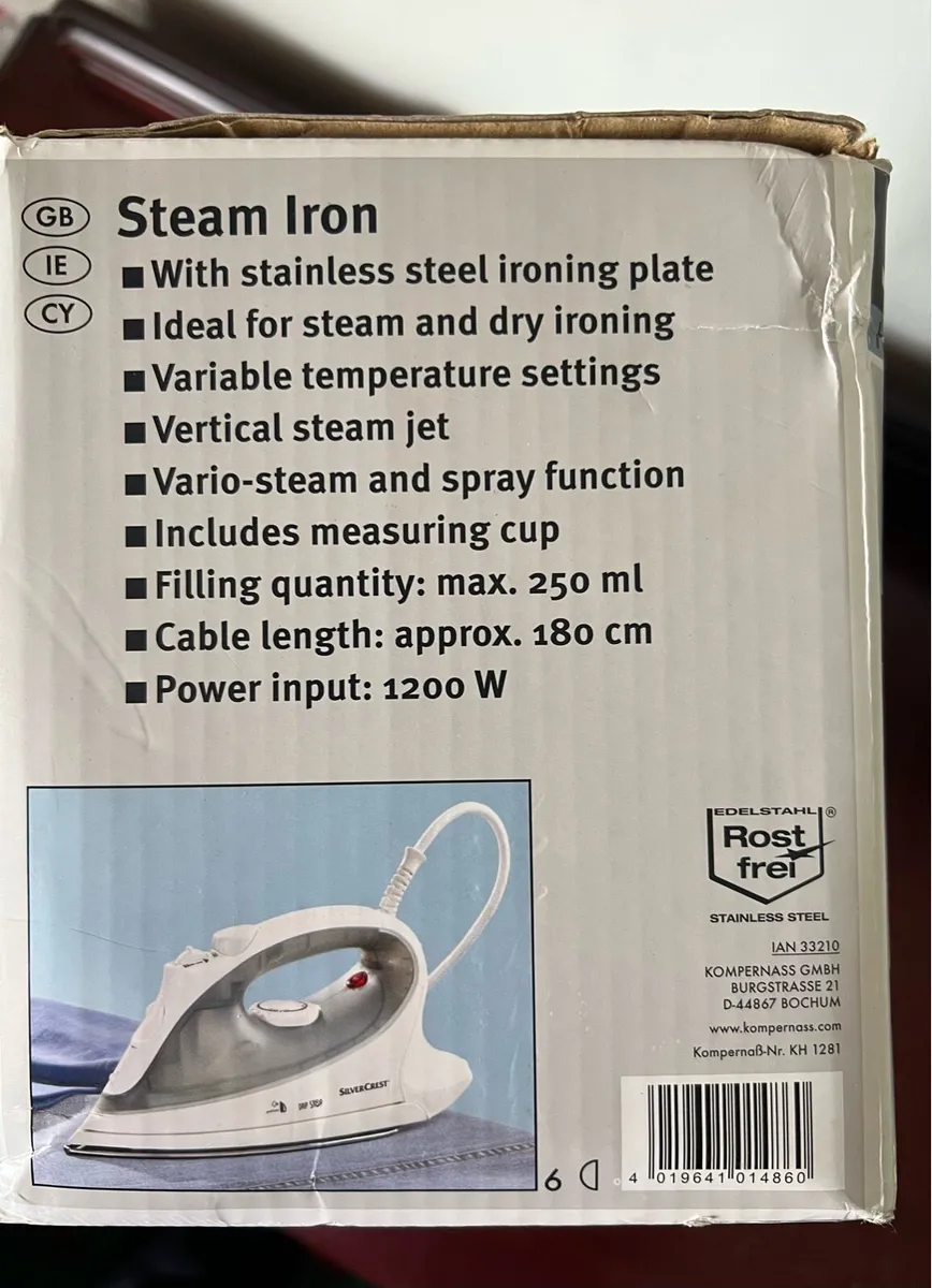 SilverCrest Steam Iron 1200W - Image 3