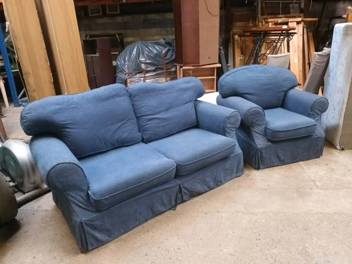 Three Seater and Armchair - Image 1