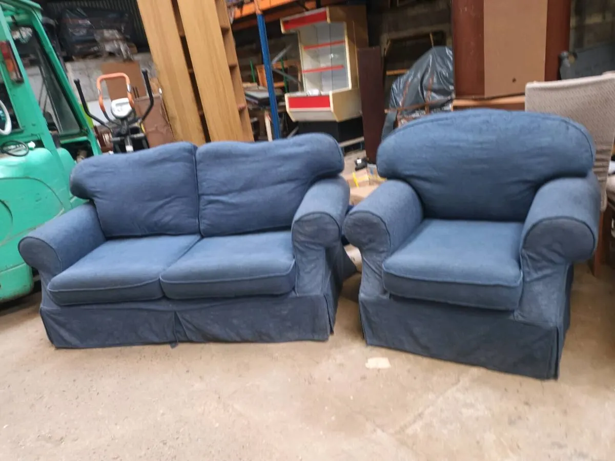 Three Seater and Armchair - Image 3