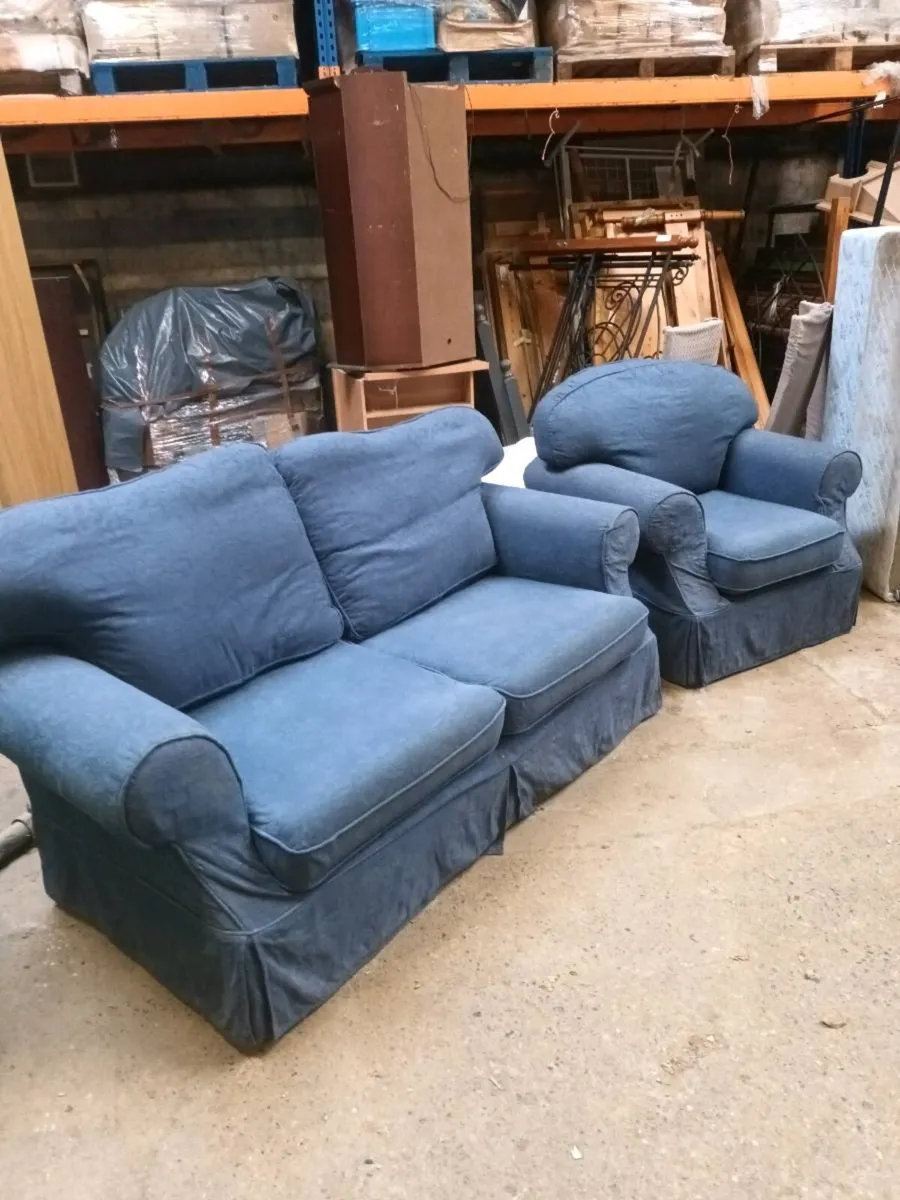 Three Seater and Armchair - Image 4