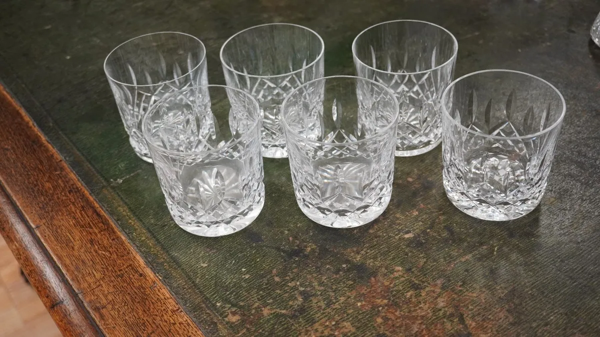 Waterford Crystal Cut Whisky Tumblers - Set of 6 - Image 1
