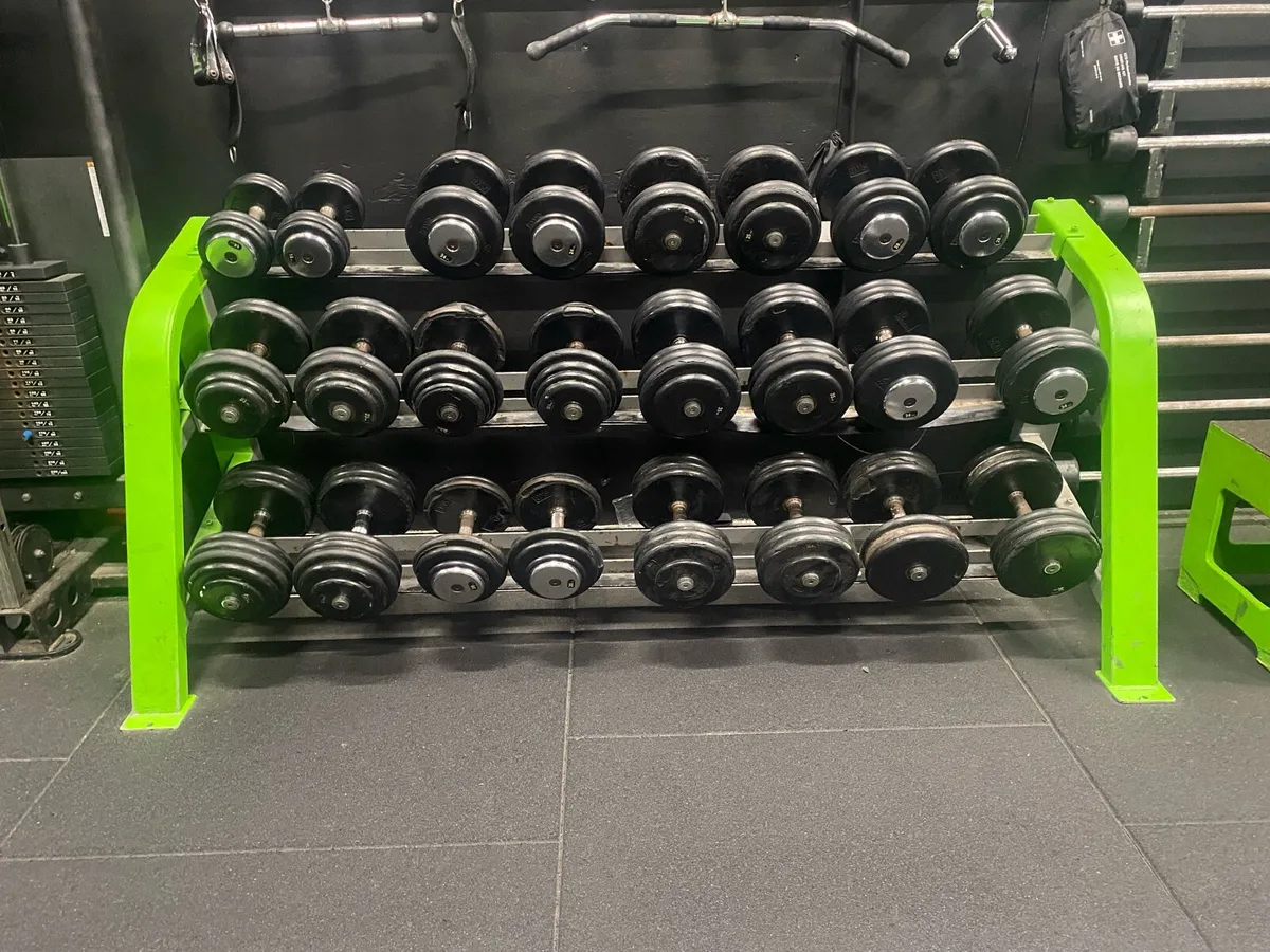 Fully equipped Dumbbell rack - Image 1