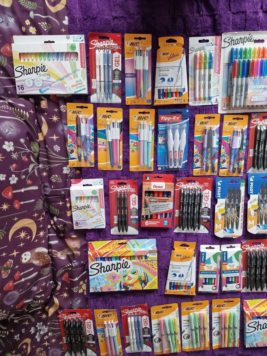 Bundle of sharpie, bic,staedtler, pilot pens,marke - Image 2
