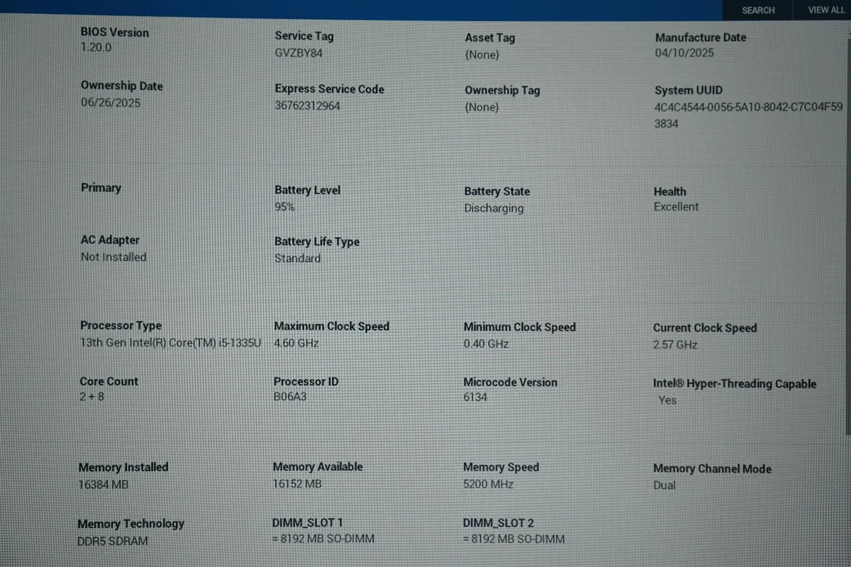 Dell Latitude 3550 15.6" | i5-1335U | 16GB | 256GB - Image 2