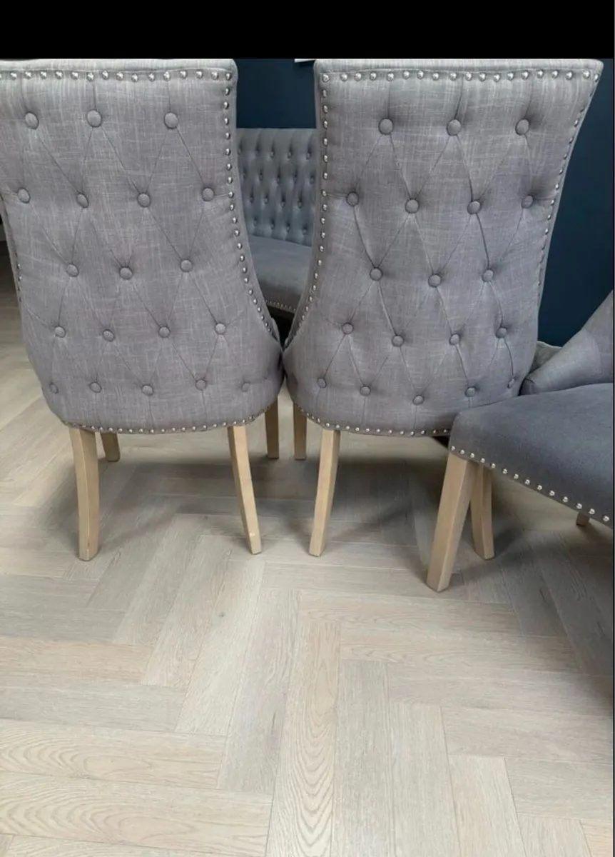 Dining chairs and Bench - Image 3