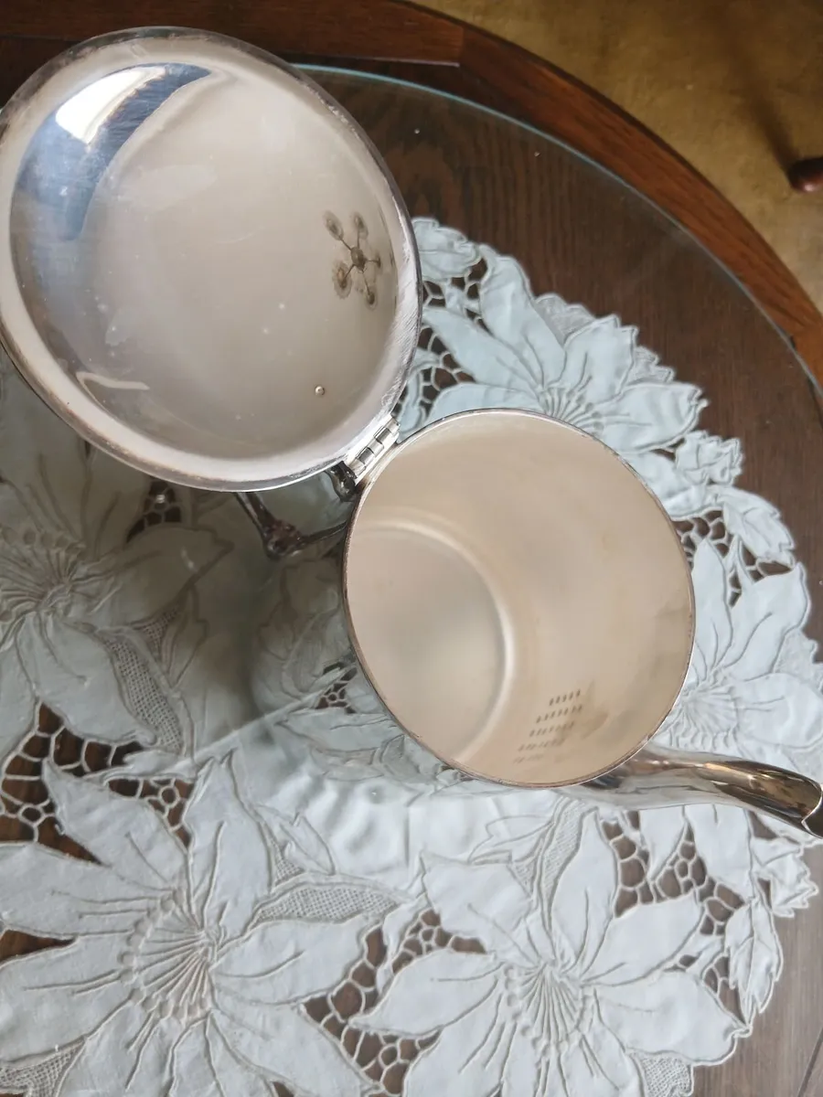 Silver Antique teapot - Image 3