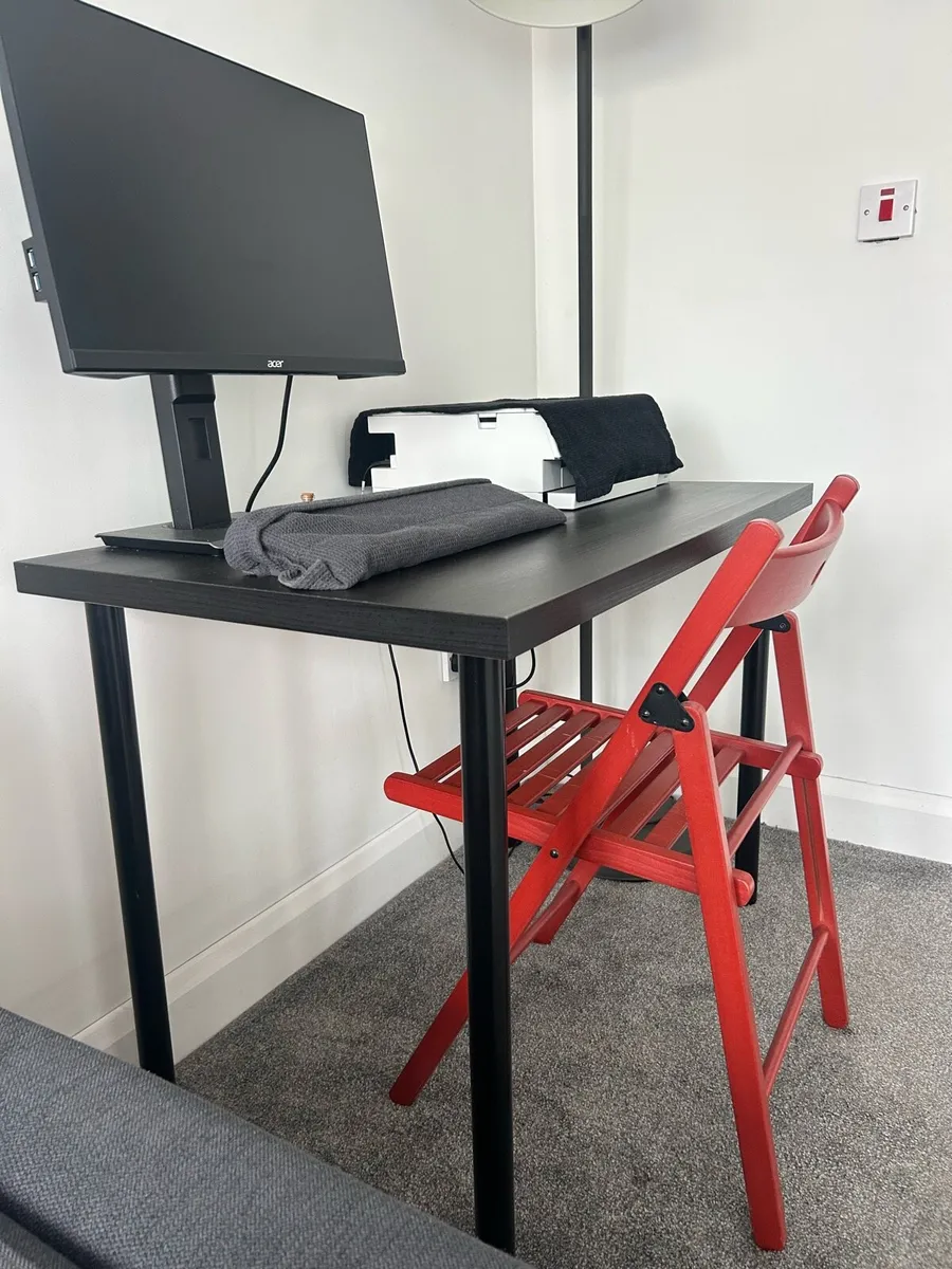 IKEA desk & chair - Image 2