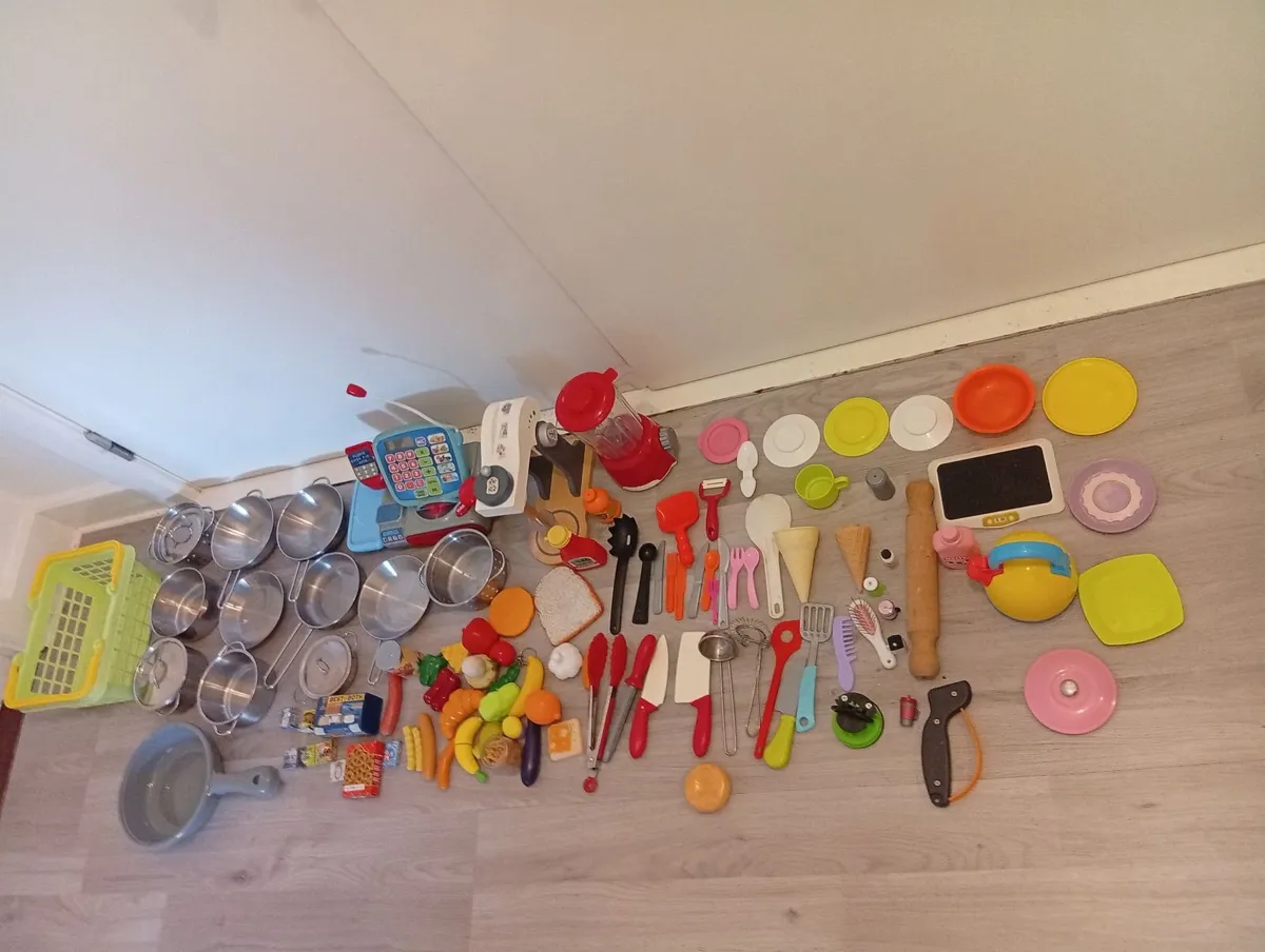 Children's Quality Toy Kitchen Accessories 115pcs - Image 3
