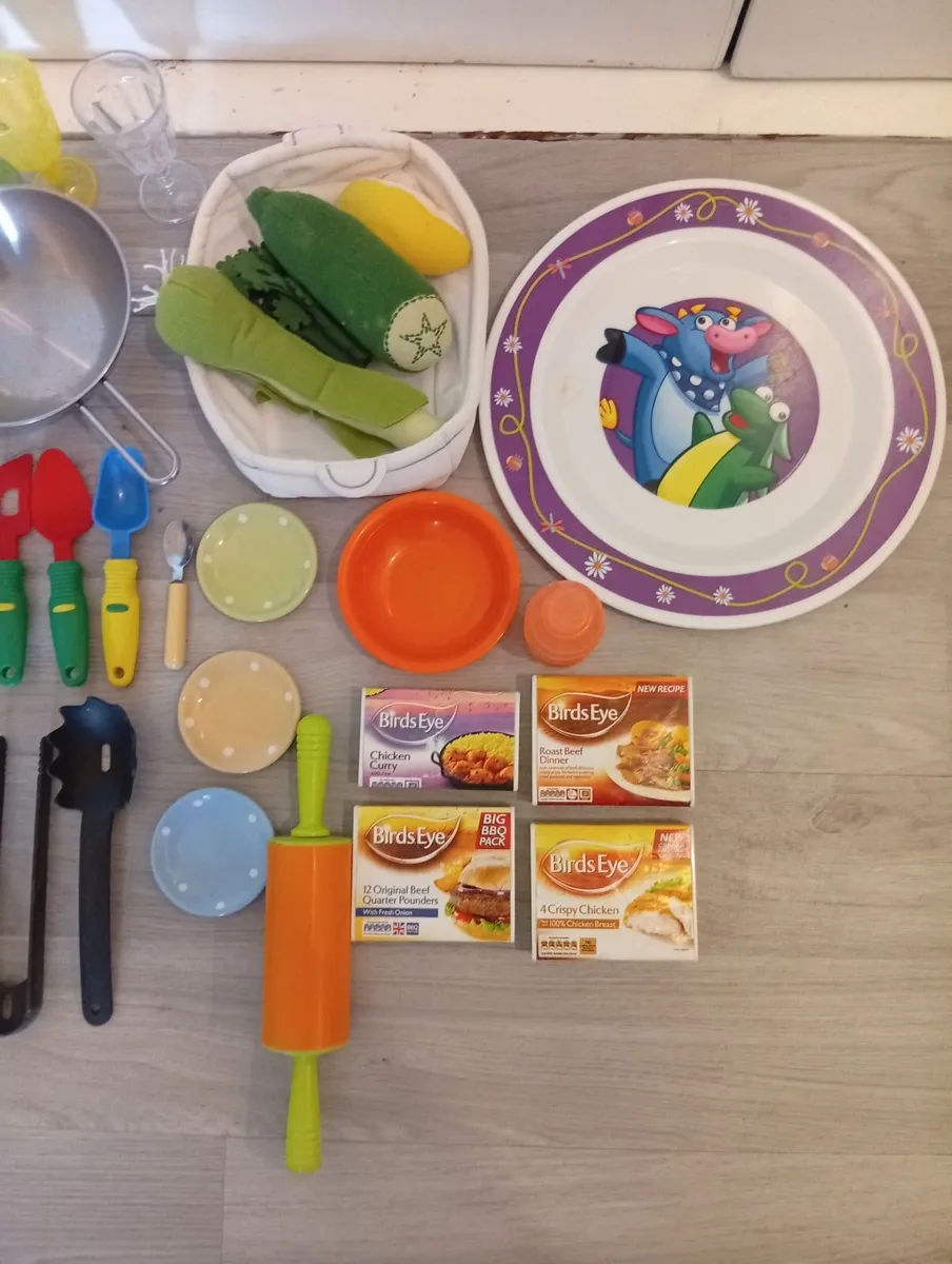 Children's Quality Toy Kitchen Accessories 60pcs - Image 2