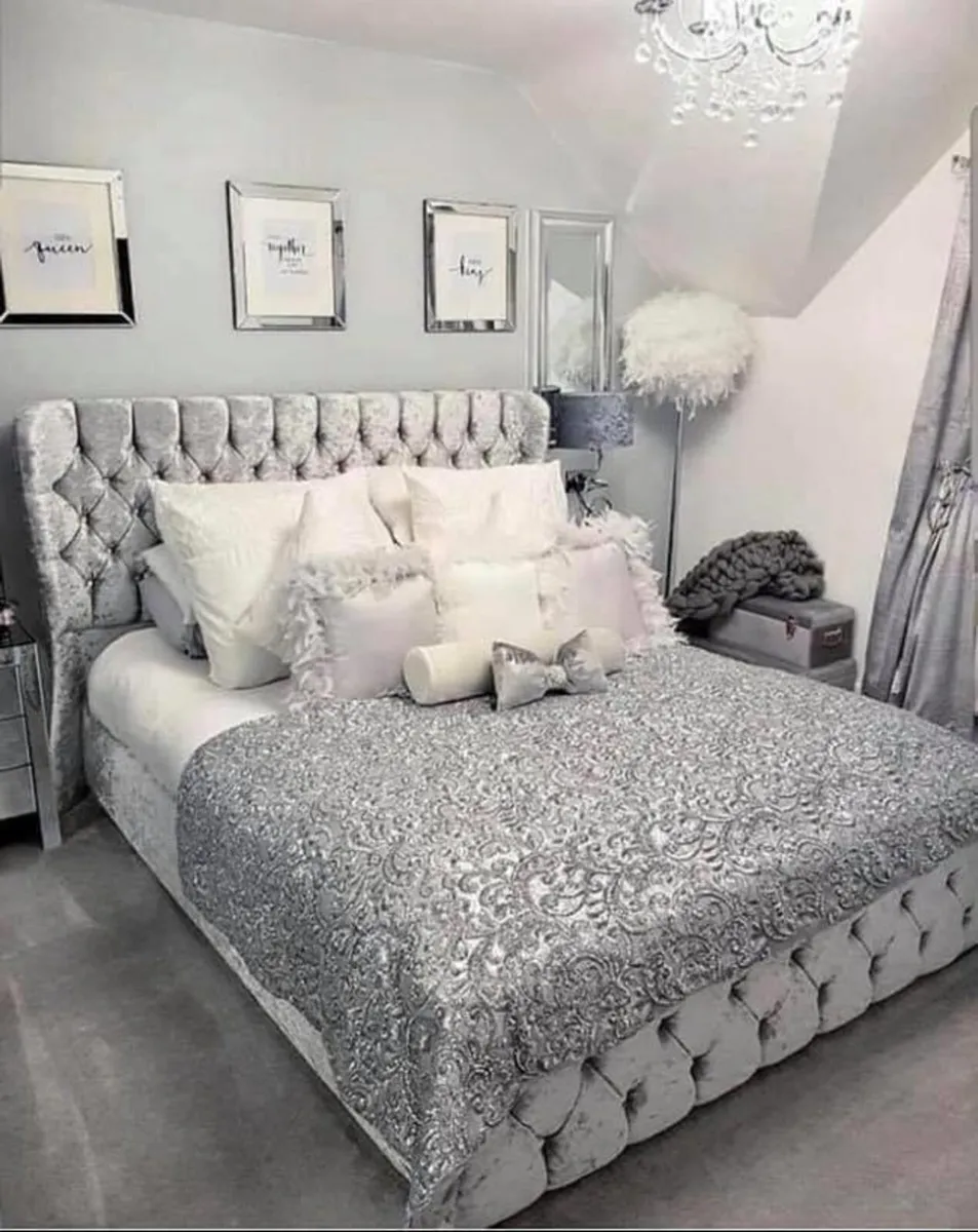 New Dubai Wingback Frame Beds And Mattresses - Image 2